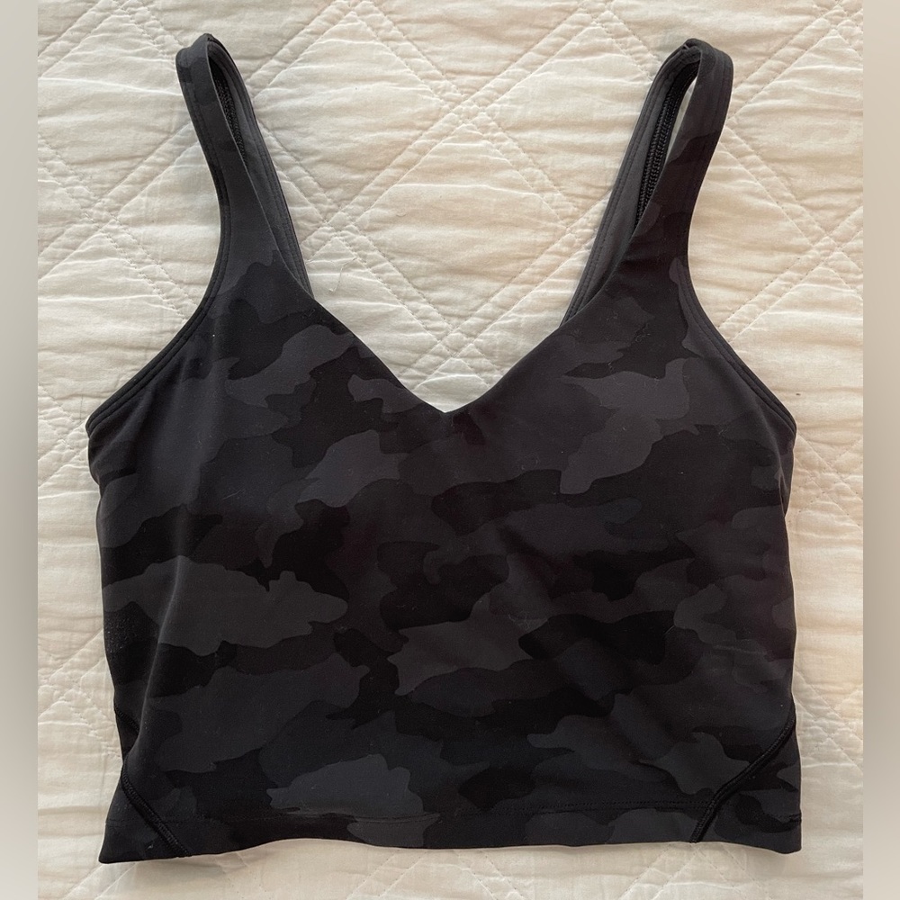 Lululemon Align Tank in Black Camo Print